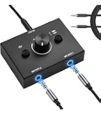 Amazon.com: 3.5mm Audio Switcher - 2 Input 1 Output / 1 Input 2
